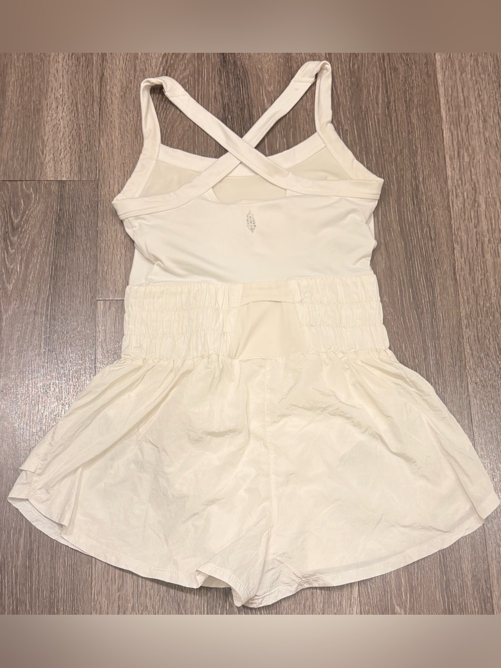 Free People Movement Way Home Skortsie -Women's White Size Small